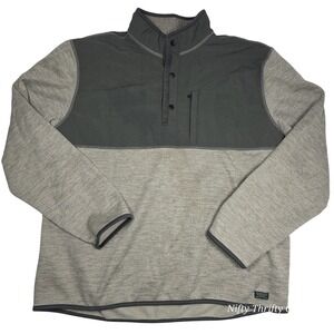GH Bass Explorer Series 1/4 Button Up‎ Long Sleeve Size 3XL Zip Chest Pocket.